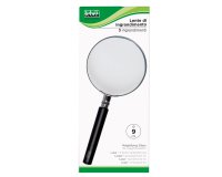 Lente di ingrandimento 1124 - diametro 9 cm - nero - Lebez