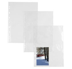 Buste forate Atla FT porta foto e cartoline - 8 spazi 10x15 cm - trasparente - Sei Rota - conf. 10 pezzi
