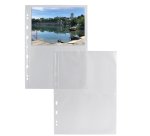 Buste forate Atla FT porta foto e cartoline - 4 spazi 15 x 21 cm - trasparente - Sei Rota - conf. 10 pezzi