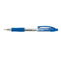 Penna gel a sfera a scatto Easy gel  - tratto 0,5mm - blu - Tratto