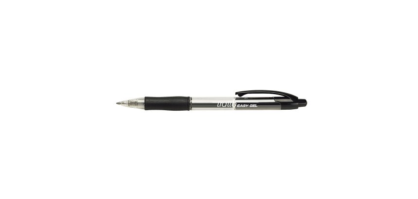 Penna a sfera a scatto Easy gel - tratto 0,5mm - nero - Tratto