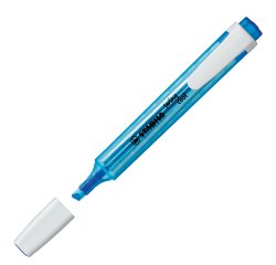 Evidenziatore Swing Cool - punta a scalpello - tratto 1 - 4 mm - azzurro - Stabilo