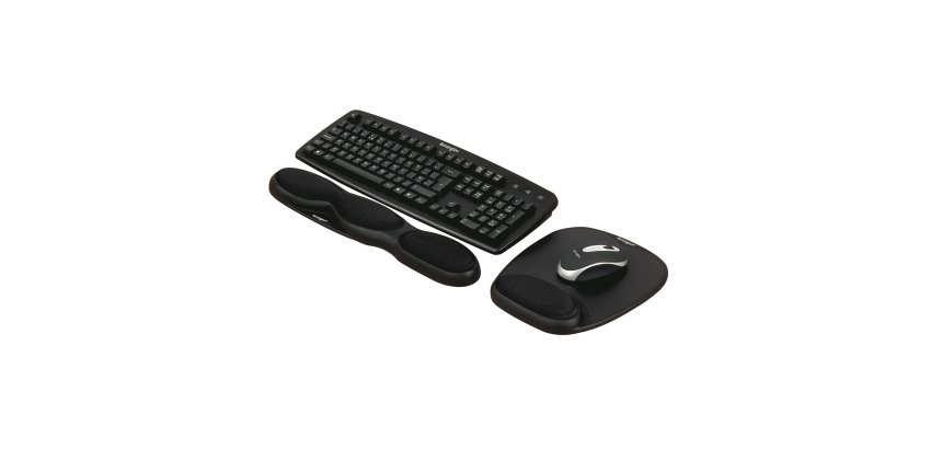 Mousepad con poggiapolsi Comfort - gel - nero - Kensington