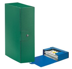 Scatola progetto Eurobox - dorso 10 cm - 25x35 cm - verde - Esselte