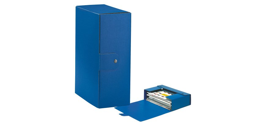 Scatola progetto Eurobox - dorso 12 cm - 25 x 35 cm - blu - Esselte