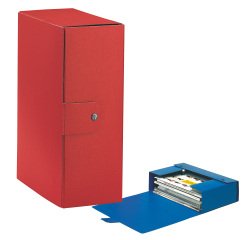 Scatola progetto Eurobox - dorso 12 cm - 25x35 cm - rosso - Esselte