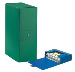 Scatola progetto Eurobox - dorso 12 cm - 25 x 35 cm - verde - Esselte