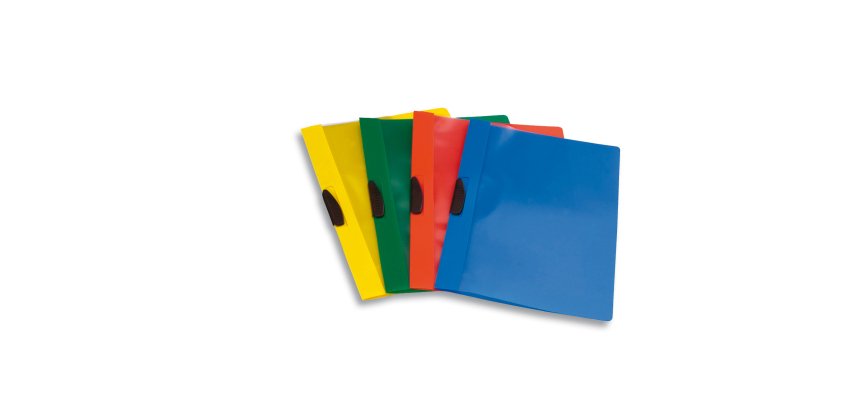 Cartellina con molla Video Clipper - A4 - PP - giallo - Fellowes