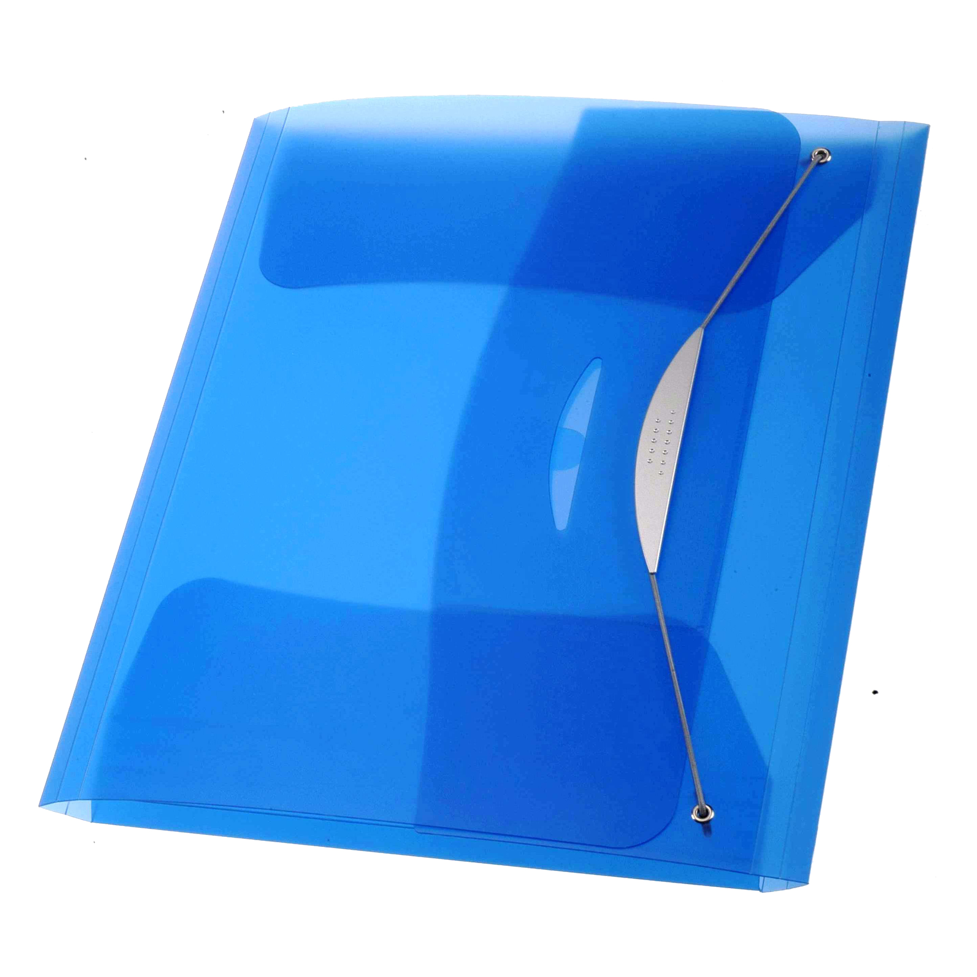 Cartellina con elastico Swing - PPL - 23,5x34,5 cm - blu - Fellowes su