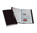 Portabiglietti da visita Office Suites - 240 tasche - con custodia - 11,4x19,2 cm - nero - Fellowes