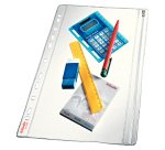 Buste forate con zip - PVC - 19 x 30 cm - Esselte - conf. 5 pezzi