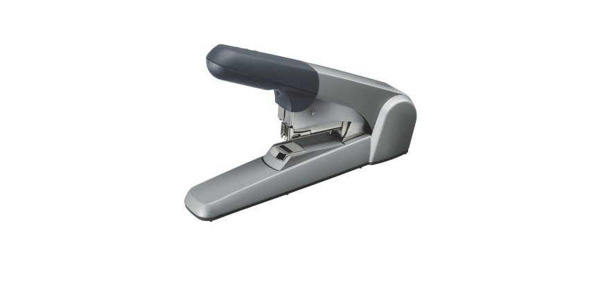 Cucitrice da tavolo Heavy Duty Flat Clinch - max 60 fogli - argento - Leitz