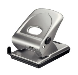 Perforatore FMC40 - max 40 fogli - 2 fori - passo 8 cm - argento - Rapid
