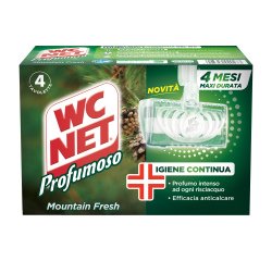 Tavoletta Profumoso Mountain Fresh - WC Net - 4 gabbiette da 34 gr