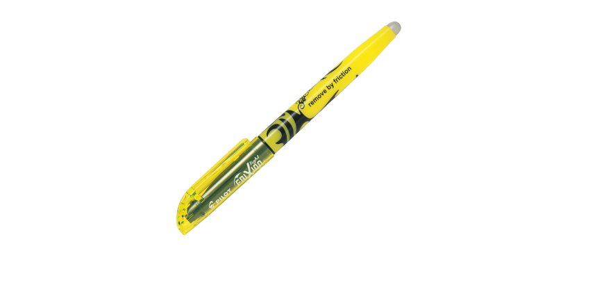Evidenziatore cancellabile Frixion Light - punta a scalpello 4,0mm - tratto 3,3mm - giallo - Pilot