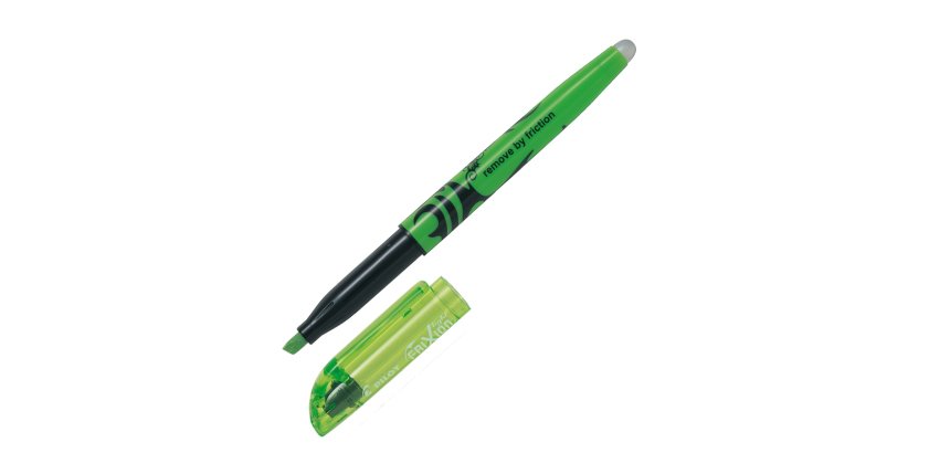 Evidenziatore cancellabile Frixion Light - punta a scalpello 4,0mm - tratto 3,3mm - verde - Pilot