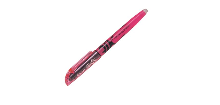 Evidenziatore cancellabile Frixion Light - punta a scalpello 4,0 mm - tratto 3,3 mm - rosa - Pilot