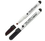 Pennarello a secco Tratto Memo per lavagne cancellabili - punta a scalpello - tratto 6,5mm - nero - Tratto