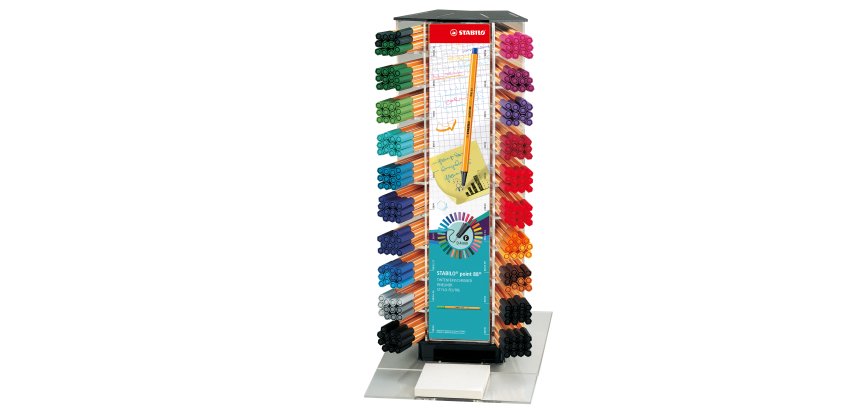 Fineliner Point 88 - colori assortiti - Stabilo - expo 240 pezzi