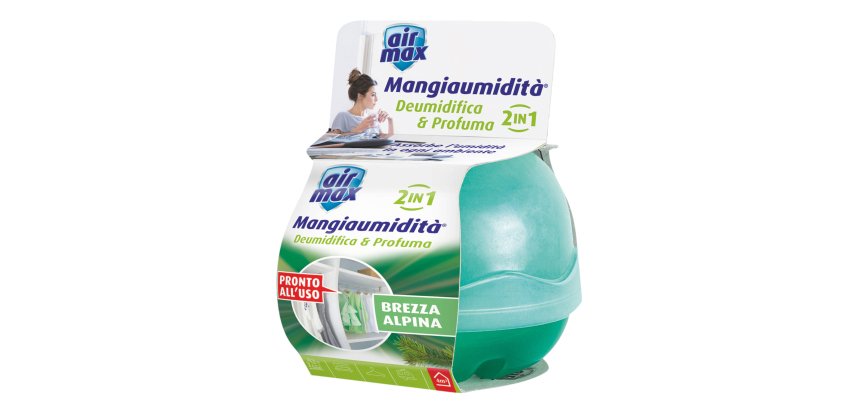 Kit Mangiaumidità 2 in 1 Deo Brezza Alpina - 40 gr - Air Max