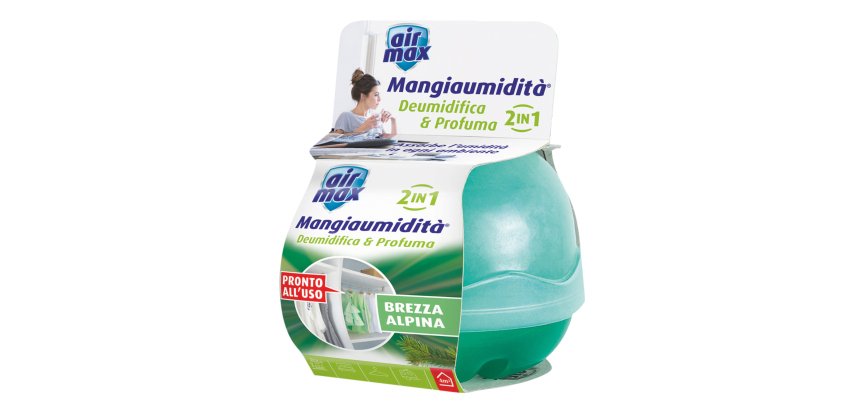 Kit Mangiaumidità 2 in 1 Deo Brezza Alpina - 40 gr - Air Max