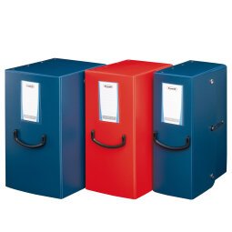 Scatola archivio Pick Up - dorso 12 cm - 35x25 cm - rosso - Fellowes