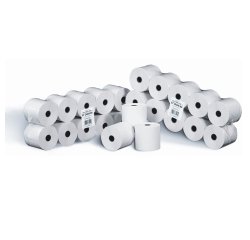 Rotolo per calcolatrici - cellulosa - 58 mm x 28 mt - diametro esterno 58 mm - 55 gr - anima 12 mm - Rotomar - blister 10 pezzi
