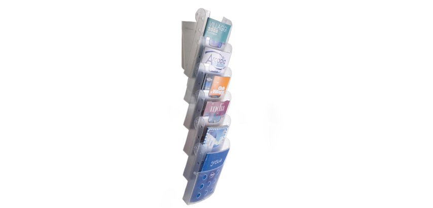 Vaschette portariviste da parete - Tecnostyl - set 6 tasche A4