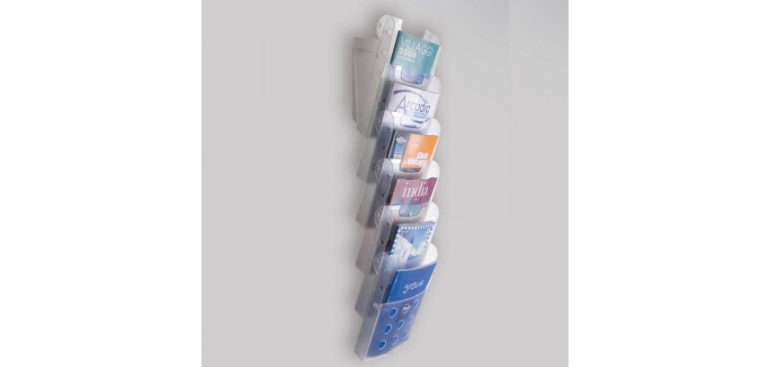 Vaschette portariviste da parete - Tecnostyl - set 6 tasche A4