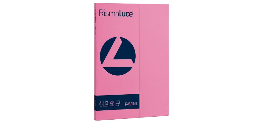 Carta Rismaluce Small - A4 - 90 gr - ciclamino 58 - Favini - conf. 100 fogli