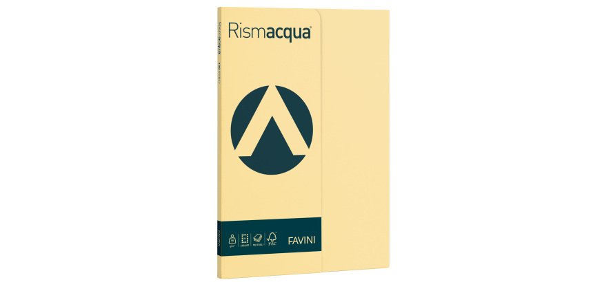 Carta Rismacqua Small - A4 - 90 gr - camoscio 02 - Favini - conf. 100 fogli