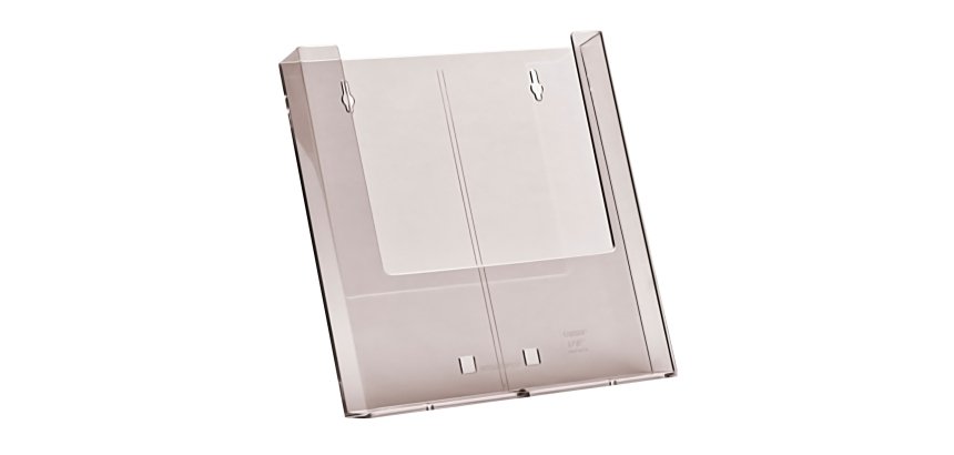 Portadepliant da parete - tasca A4 - trasparente - Studio T