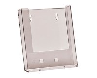 Portadepliant da parete - tasca A5 - trasparente - Studio T