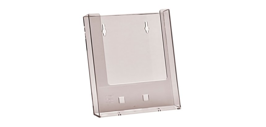 Portadepliant da parete - tasca A5 - trasparente - Studio T