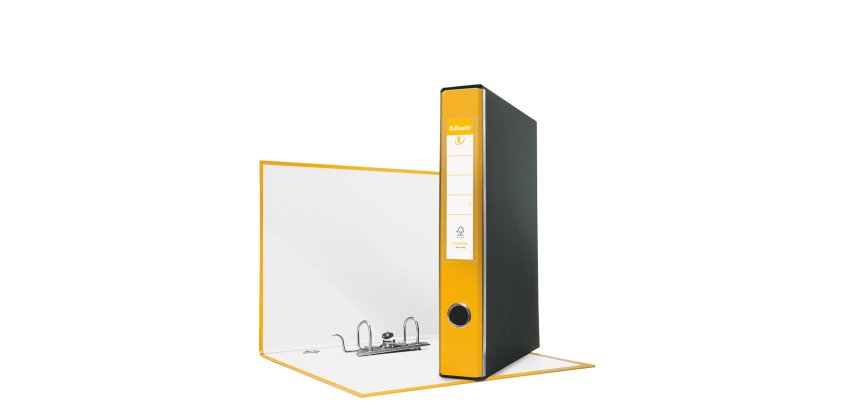 Registratore Eurofile G52 - dorso 5 cm - commerciale 23 x 30 cm - giallo - Esselte