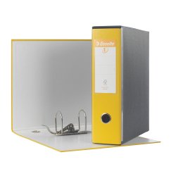 Registratore Eurofile G53 - dorso 8 cm - commerciale 23x30 cm - giallo - Esselte
