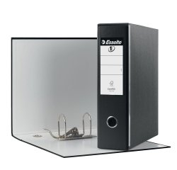 Registratore Eurofile G53 - dorso 8 cm - commerciale 23 x 30 cm - nero - Esselte
