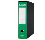 Registratore Essentials G75 - dorso 8 cm - protocollo 23 x 33 cm - verde - Esselte