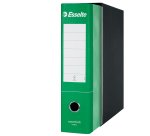 Registratore Essentials G75 - dorso 8 cm - protocollo 23 x 33 cm - verde - Esselte