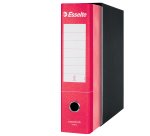 Registratore Essentials G75 - dorso 8 cm - protocollo 23 x 33 cm - rosso - Esselte