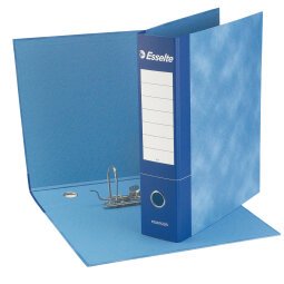 Registratore Essentials G73 - dorso 8 cm - commerciale 23x30 cm - blu - Esselte