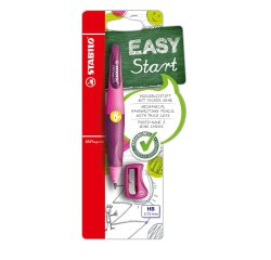 Portamine Easyergo - 3,15mm - per mancini + affilamine - rosa - Stabilo