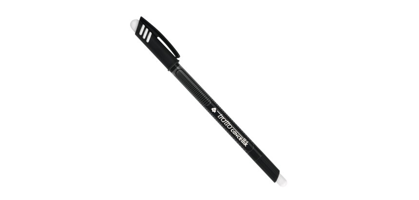 Penna a sfera cancellabile Cancellik - punta 1,0mm - nero - Tratto