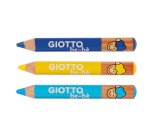 Supermatitoni - diametro mina 7 mm - lavabili - colori assortiti - con temperino - Giotto - astuccio 6 pezzi