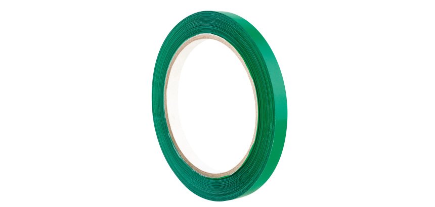 Nastro adesivo 350 - 0,9 cm x 66 m - PVC - verde - Eurocel