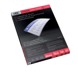 Pouches - A4+ - 228x303 mm - 2x75 micron - preforata - GBC - scatola 25 pezzi