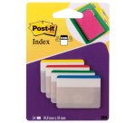 Segnapagina Post-it Index Strong - 686F-1 - per archivio - 50,8 x 38 mm - colori classici - Post-it - conf. 24 pezzi