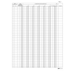 Registro Iva corrispettivi per mancato funzionamento registro cassa - 31 x 24,5cm - 46pg - pagine numerate - Edipro