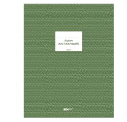 Registro cespiti ammortizzabili - 31 x 24,5cm - 47pg - numerate - Edipro