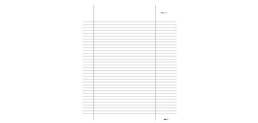 Registro verbale assemblea - 31 x 24,5 - 92pg - numerate - Edipro